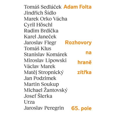 Rozhovory na hraně zítřka - Adam Folta