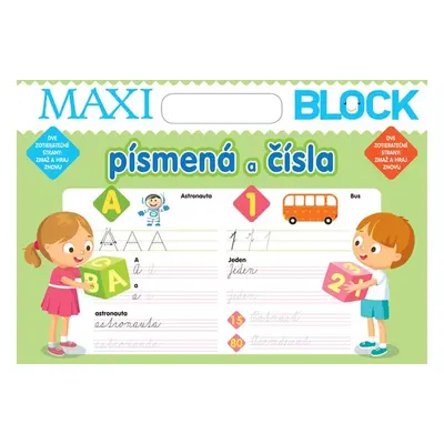 Maxi block Písmena a čísla - Autor Neuveden