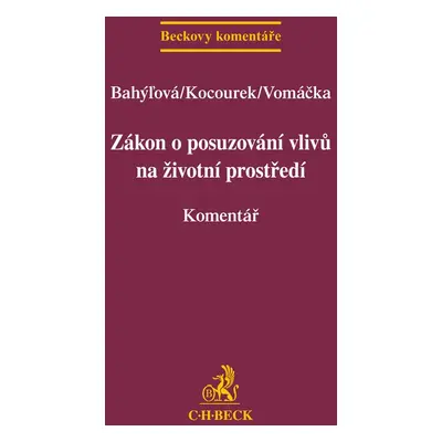 Zákon o posuzování vlivů na životní prostředí - Autor Neuveden