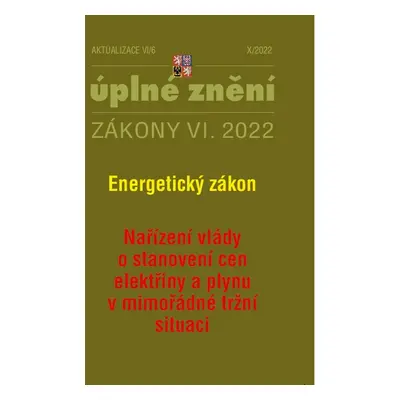 Aktualizace VI/6 – Energetický zákon - Autor Neuveden