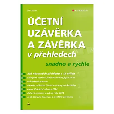 Účetní uzávěrka a závěrka v přehledech - Jiří Dušek