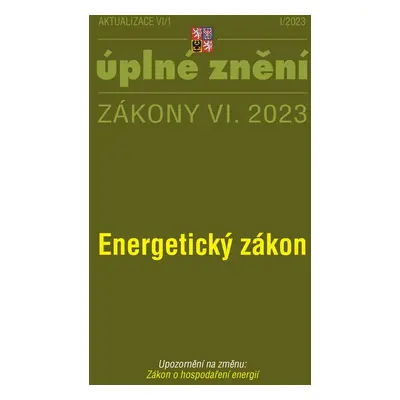 Aktualizace VI/1 Energetický zákon - Autor Neuveden