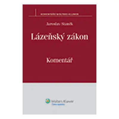 Lázeňský zákon - Jaroslav Staněk