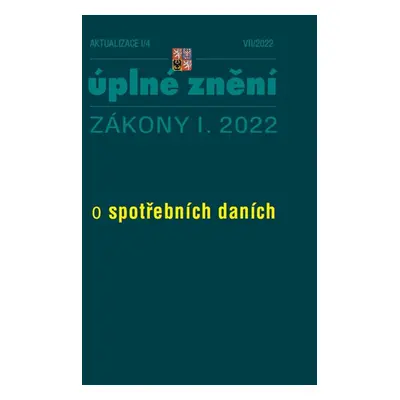 Aktualizace I/4 2022 – spotřební daně - Autor Neuveden