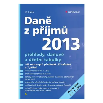 Daně z příjmů 2013 - Jiří Dušek