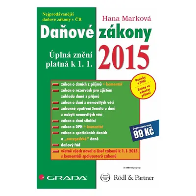 Daňové zákony 2015 - Hana Marková