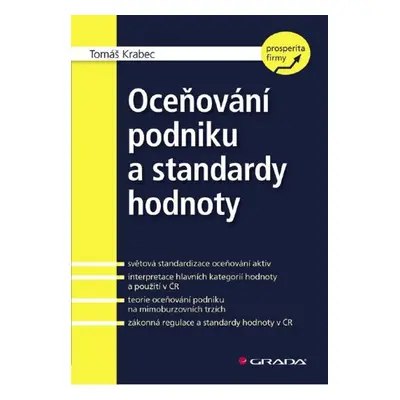 Oceňování podniku a standardy hodnoty - Tomáš Krabec