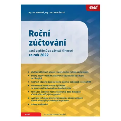 Roční zúčtování daně z příjmů ze závislé činnosti za rok 2022 - Jana Rohlíková