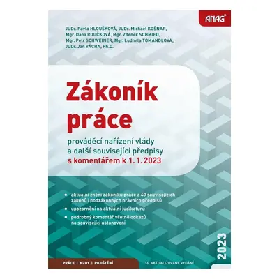 Zákoník práce, prováděcí nařízení vlády a další související předpisy - Mgr. Petr Schweiner