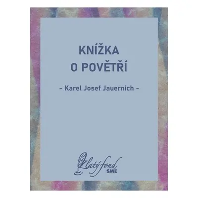 Knížka o povětří - Karel Josef Jauernich