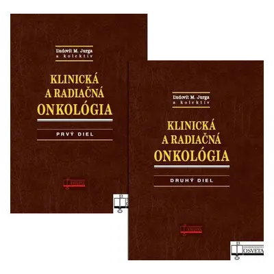 Komplet 2 ks Klinická a radiačná onkológia Prvý a druhý diel - Ľudovít M. Jurga