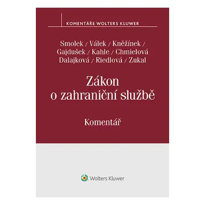 Zákon o zahraniční službě. Komentář - autorů kolektiv