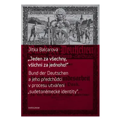 „Jeden za všechny, všichni za jednoho!“ - Jitka Balcarová