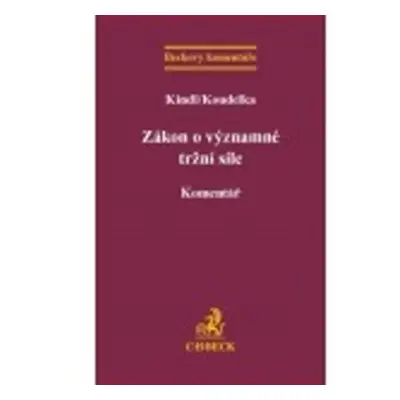 Zákon o významné tržní síle - Kindl