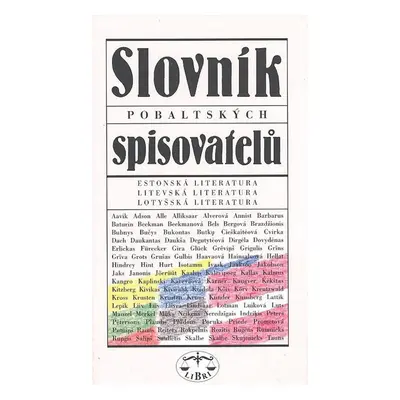 Slovník pobaltských spisovatelů - Pavel Štoll