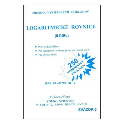 Logaritmické rovnice - Autor Neuveden