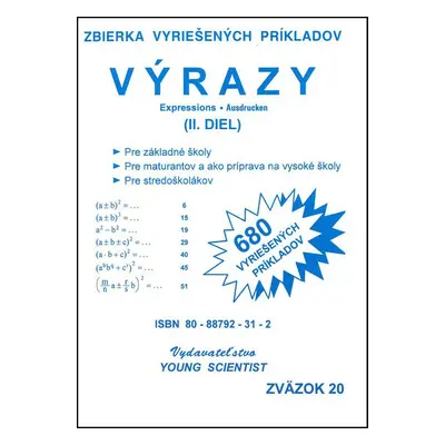 Výrazy II. diel - RNDr. Iveta Olejárová