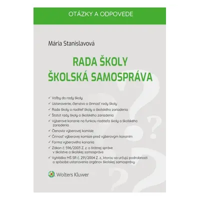 Rada školy Školská samospráva - Mária Stanislavová