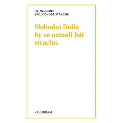 Spoločnosť strachu - Heinz Bude