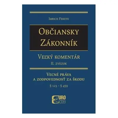 Občiansky zákonník Vecné práva a zodpovednosť za škodu - Imrich Fekete