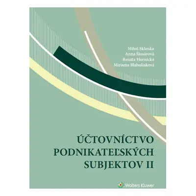 Účtovníctvo podnikateľských subjektov II - Anna Šlosárová