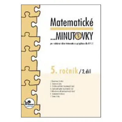 Matematické minutovky 5. ročník / 2. díl - RNDr. Josef Molnár