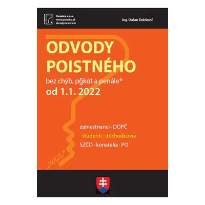 Odvody poistného od 1. 1. 2022 - Dušan Dobšovič