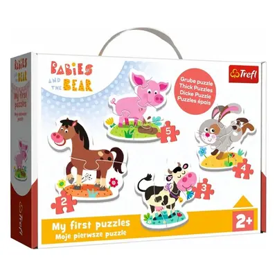 Baby puzzle Na farmě 4v1 - Autor Neuveden