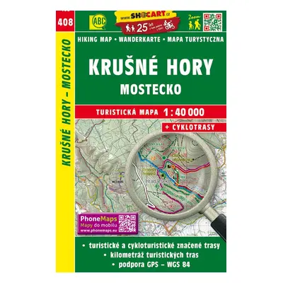 Krušné hory Mostecko 1:40 000 - Autor Neuveden