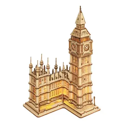 3D dřevěné puzzle svítící Big Ben - Autor Neuveden