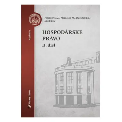 Hospodárske právo 2. diel - Jana Duračinská