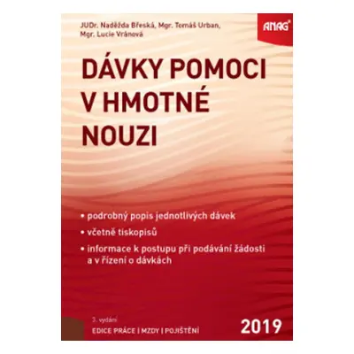 Dávky pomoci v hmotné nouzi 2019 - Lucie Vránová