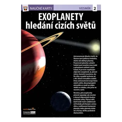 Naučné karty Exoplanety hledání cizích světů - Autor Neuveden