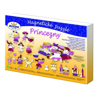 Magnetické puzzle Princezny - Autor Neuveden