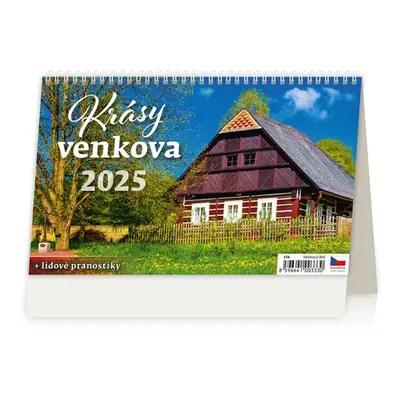 Krásy venkova 2025 - stolní kalendář - Autor Neuveden