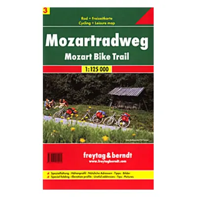 Cyklomapa Mozart Radweg 1:125 000 - Autor Neuveden