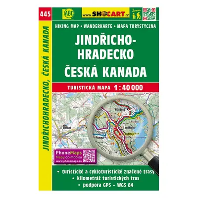 Jindřichohradecko, Česká Kanada 1:40 000 - Autor Neuveden