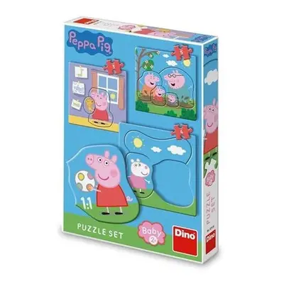 Puzzle Set Baby Peppa Pig rodina - Autor Neuveden