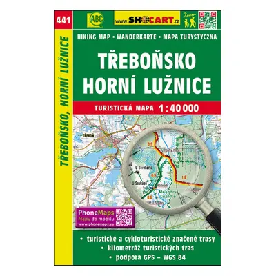 Třeboňsko Horní Lužice 1:40 000 - Autor Neuveden