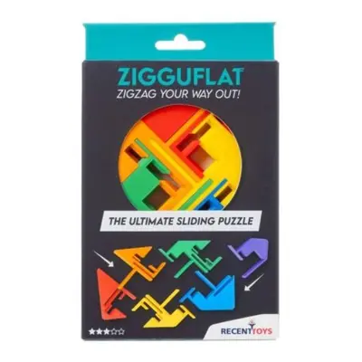 Hlavolam Recenttoys Zigguflat Puzzle - Autor Neuveden