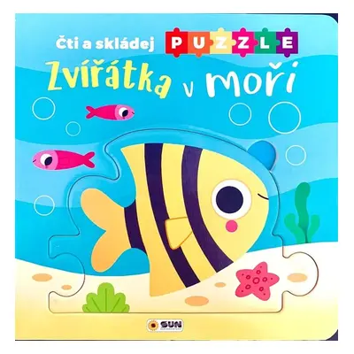 Zvířátka v moři Čti a skládej puzzle - Autor Neuveden