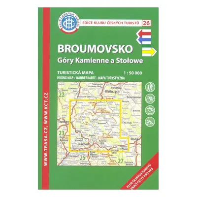 KČT 26 Broumovsko, Góry Kamienne a Stołowe - Autor Neuveden