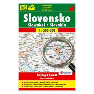 Slovensko Slowakei Slovakia 1:500 000 - Autor Neuveden