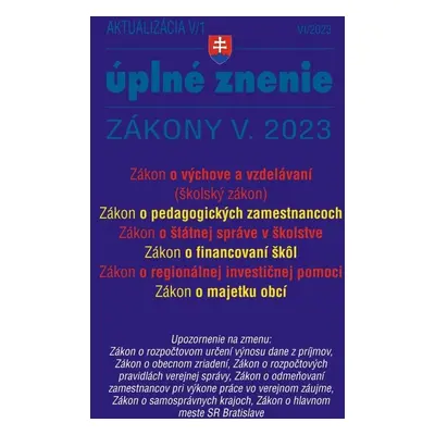 Aktualizácia V/1 2023 – štátna služba, informačné technológie verejnej správy - Autor Neuveden