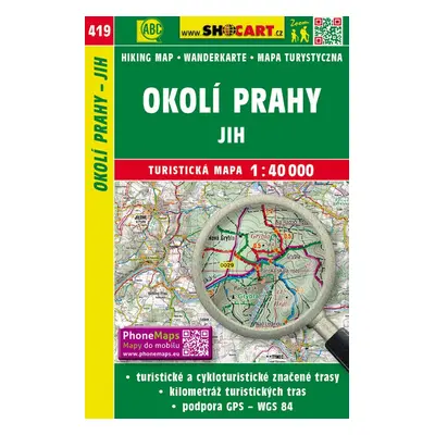 Okolí Prahy jih 1:40 000 - Autor Neuveden