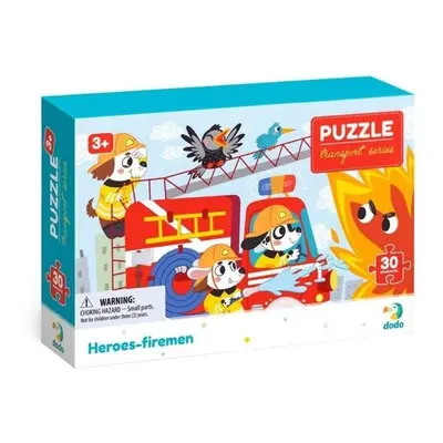 Puzzle Doprava: Hrdinové hasiči 30 dílků - Autor Neuveden