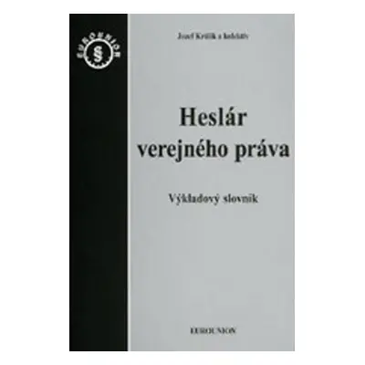 Heslár verejného práva - Jozef Králik