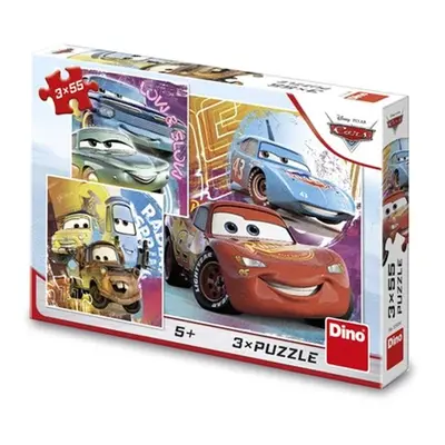 Puzzle 3x55 Cars Kamarádi - Autor Neuveden