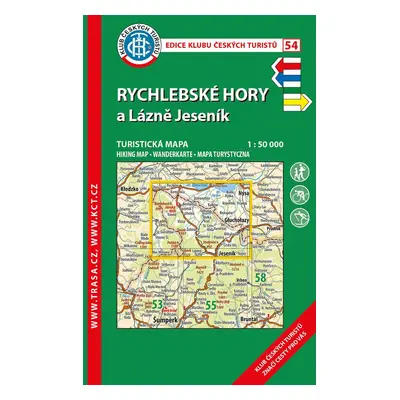 KČT 54 Rychlebské hory a Lázně Jeseník - Autor Neuveden