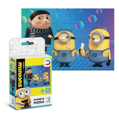 Magnetické puzzle Mimoni Malý Gru 16 dílků - Autor Neuveden